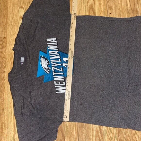 Philadelphia Eagles Carson Wentz 11 NFL Team Apparel T-Shirt Large Gray - Picture 4 of 7